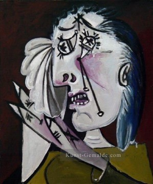 La femme qui pleure 4 1937 Kubismus Ölgemälde
